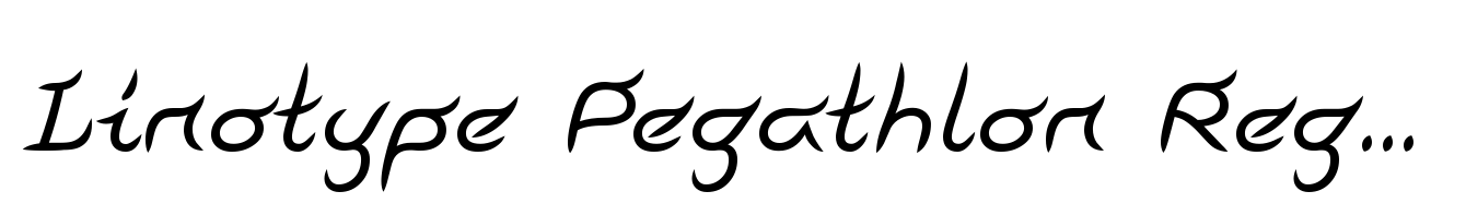 Linotype Pegathlon Regular